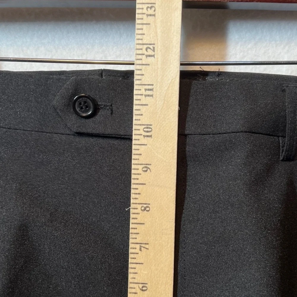 Alain Dupetit Black Suit Pants Mens 42R/36W Dress Slacks‎ Trousers - Picture 10 of 13